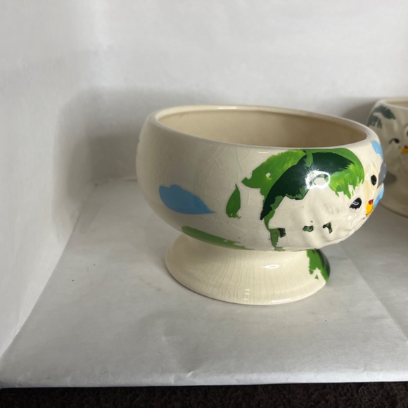 Set of Three Rare Vintage Scorpion Tiki Bowl Hula Girls Sirens Japan Sang Kung - Picture 3 of 16